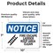 Signmission Fire Escape Ladder Keep Area Clear Sign, Vinyl Decal, 10in W x 7in L, 2PK OS-2PACK-NS-D-710-L-12582 - alternate 4